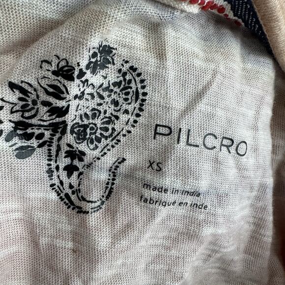 Pilcro Anthropologie Sunset Dyed Motif Twist Back Crewneck Tank Top Size XS - Picture 6 of 6